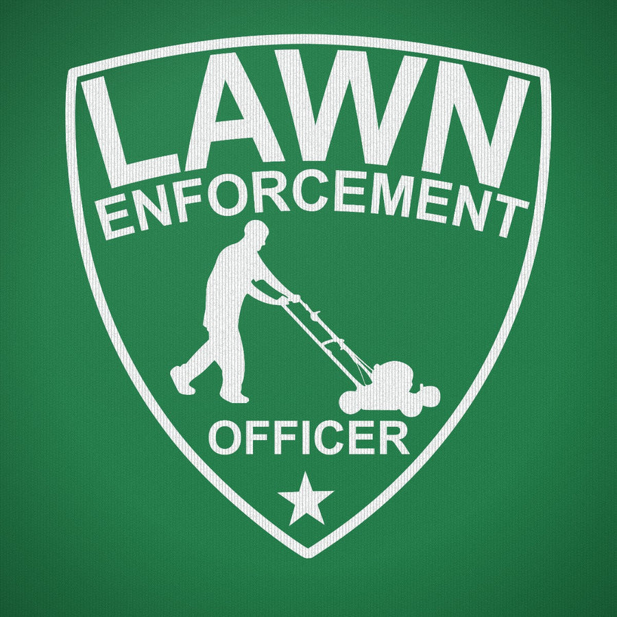 Lawn Enforcement Officer Push Mower Version