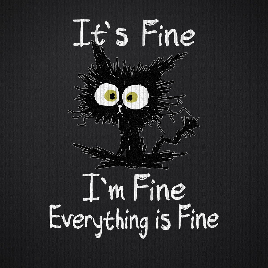 Stressed Cat Everything is Fine