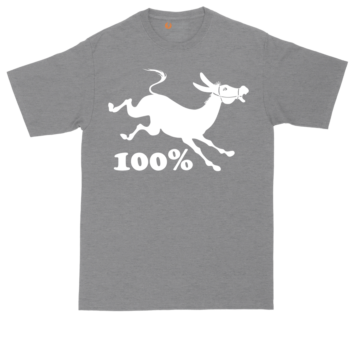 100% Jackass tall t-shirt for men in Athletic Heather
