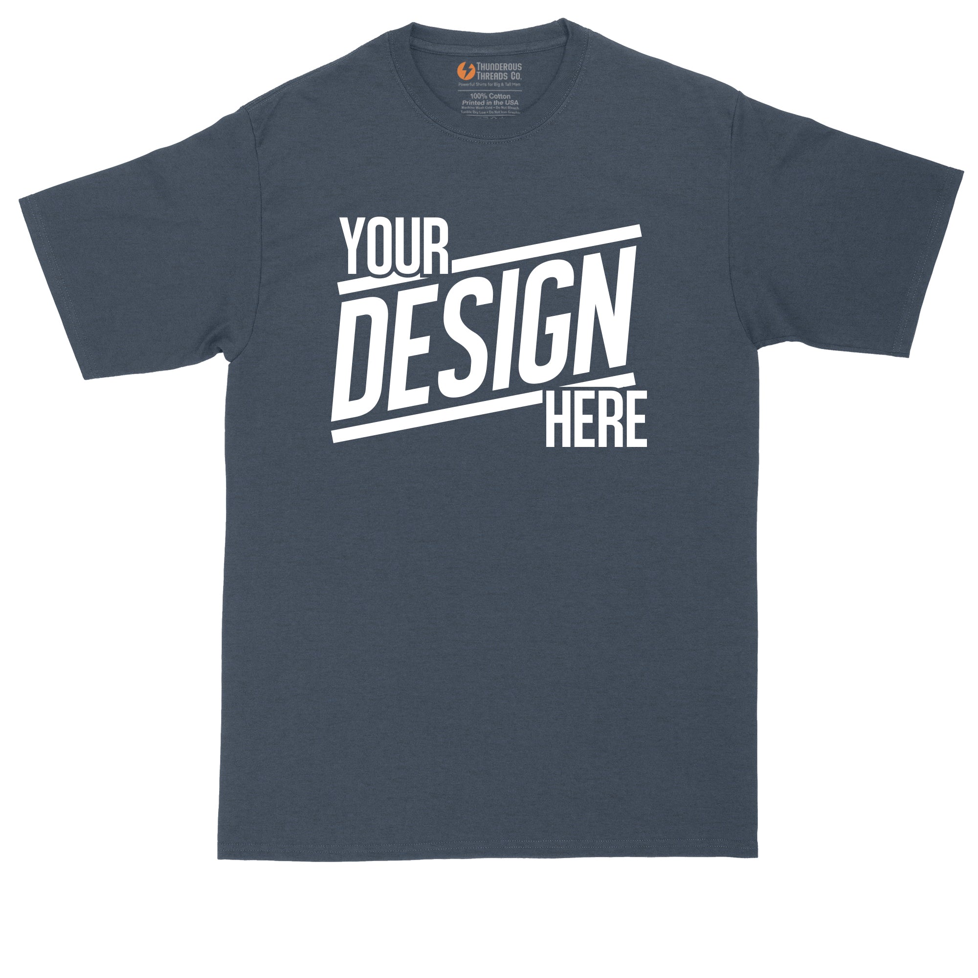 Create Your Own Mens Tall T-Shirt (Sizes LT to 4XLT)