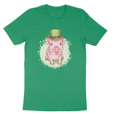 St Patricks Day Pig | Mens & Ladies Classic T-Shirt