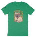 St Patricks Day Pug | Mens & Ladies Classic T-Shirt