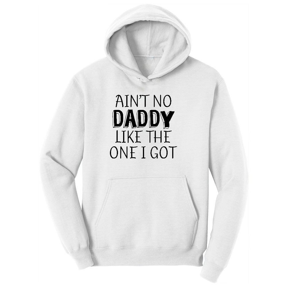 Ain't no Daddy Like the One I Got Youth Hoodie - White