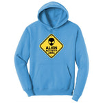 Alien Activity Area Ladies Hoodie - Aquatic Blue