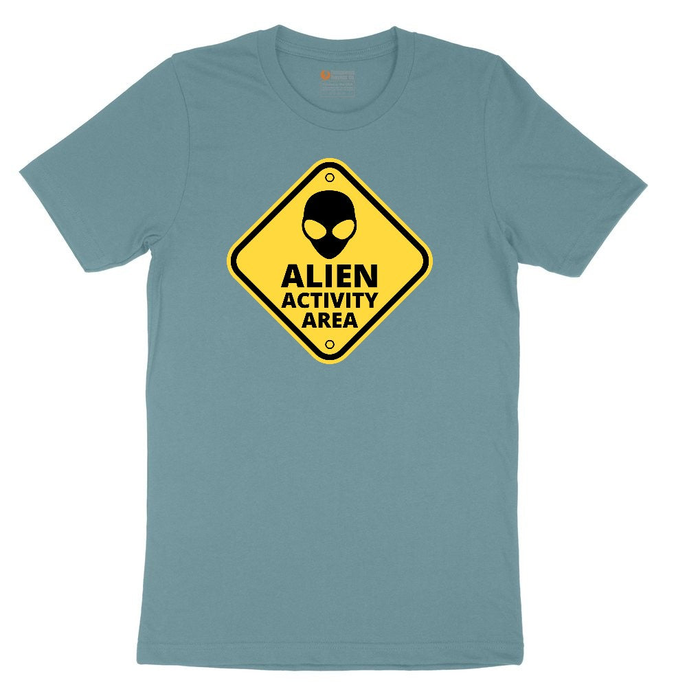 Alien Activity Area Ladies Short Sleeve Tee - Surf Blackout