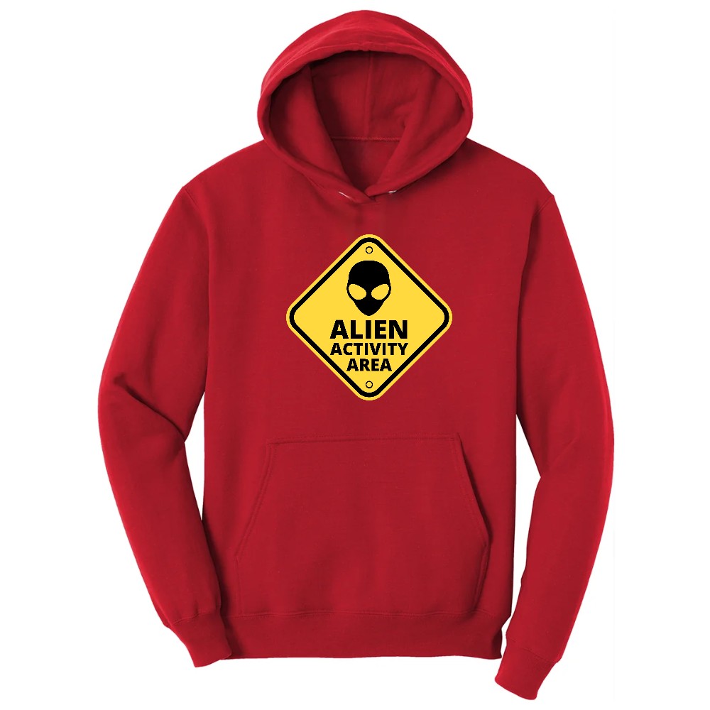 Alien Activity Area Hoodie - Red