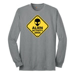 Alien Activity Area Long Sleeve Tee - Athletic Grey