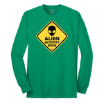 Alien Activity Area Long Sleeve Tee - Kelly Green