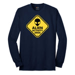 Alien Activity Area Long Sleeve Tee - Navy