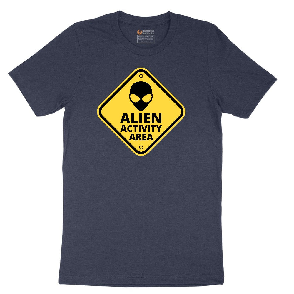 Alien Activity Area Short Sleeve Tee - Heather Navy