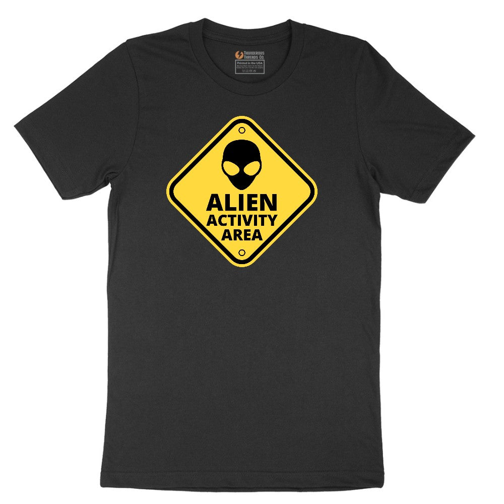 Alien Activity Area Short Sleeve Tee - Jet Black