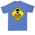 Alien Activity Area tall t-shirt for men in Heather Royal