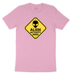 Alien Activity Area Toddler Short Sleeve Tee - Candy Pink