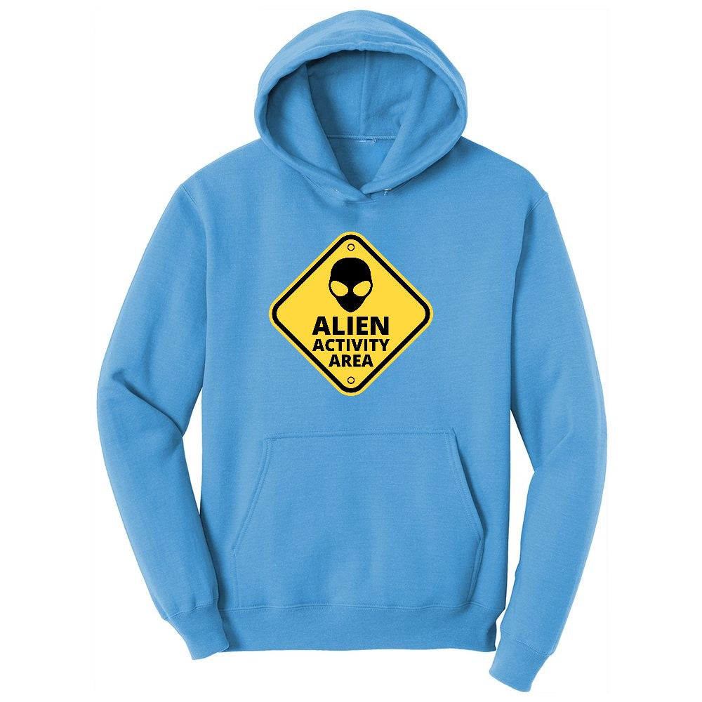 Alien Activity Area Youth Hoodie - Aquatic Blue