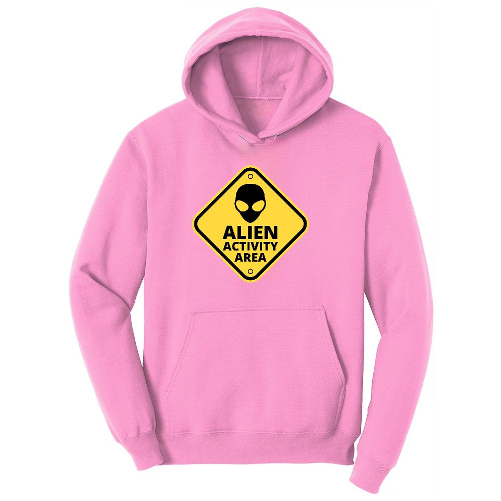 Alien Activity Area Youth Hoodie - Candy Pink