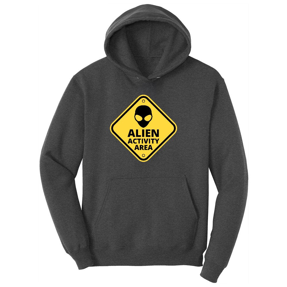Alien Activity Area Youth Hoodie - Dark Heather Grey