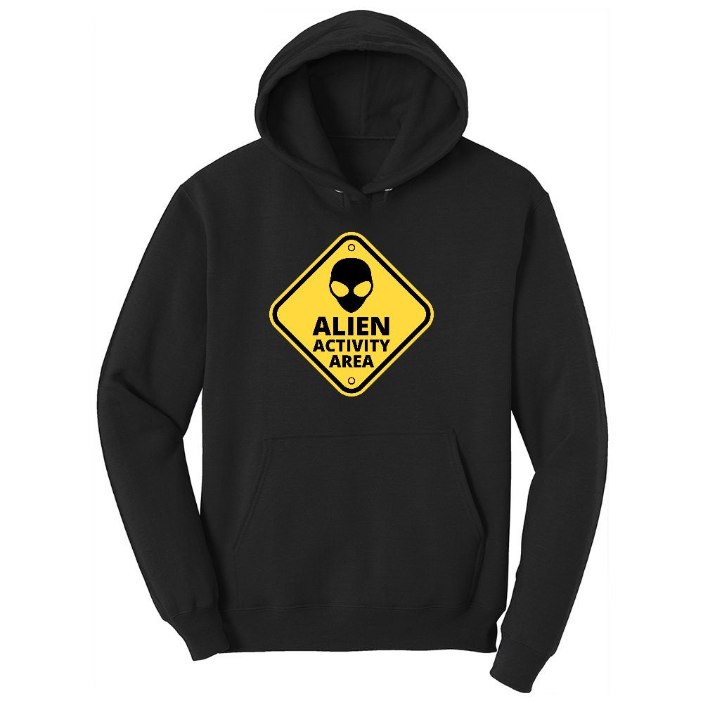 Alien Activity Area Youth Hoodie - Jet Black