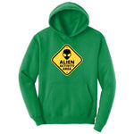 Alien Activity Area Youth Hoodie - Kelly Green