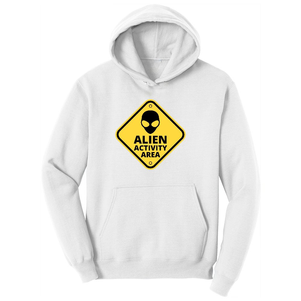 Alien Activity Area Youth Hoodie - White