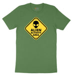 Alien Activity Area Youth Short Sleeve Tee - Athletic Kelly