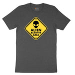 Alien Activity Area Youth Short Sleeve Tee - Dark Heather Grey