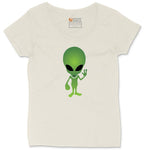 Alien Ladies Curvy Tee - Natural Heather