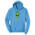 Alien Ladies Hoodie - Aquatic Blue
