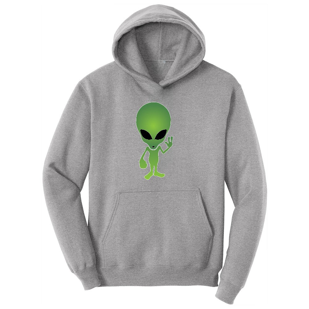 Alien Ladies Hoodie - Athletic Heather