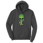 Alien Ladies Hoodie - Dark Heather Grey