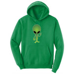 Alien Ladies Hoodie - Kelly Green