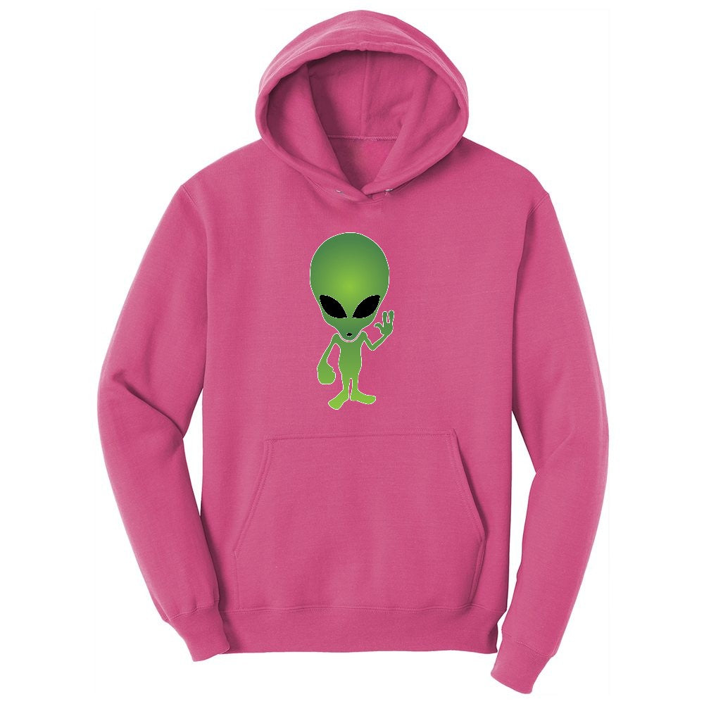 Alien Ladies Hoodie - Sangria