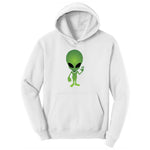 Alien Ladies Hoodie - White