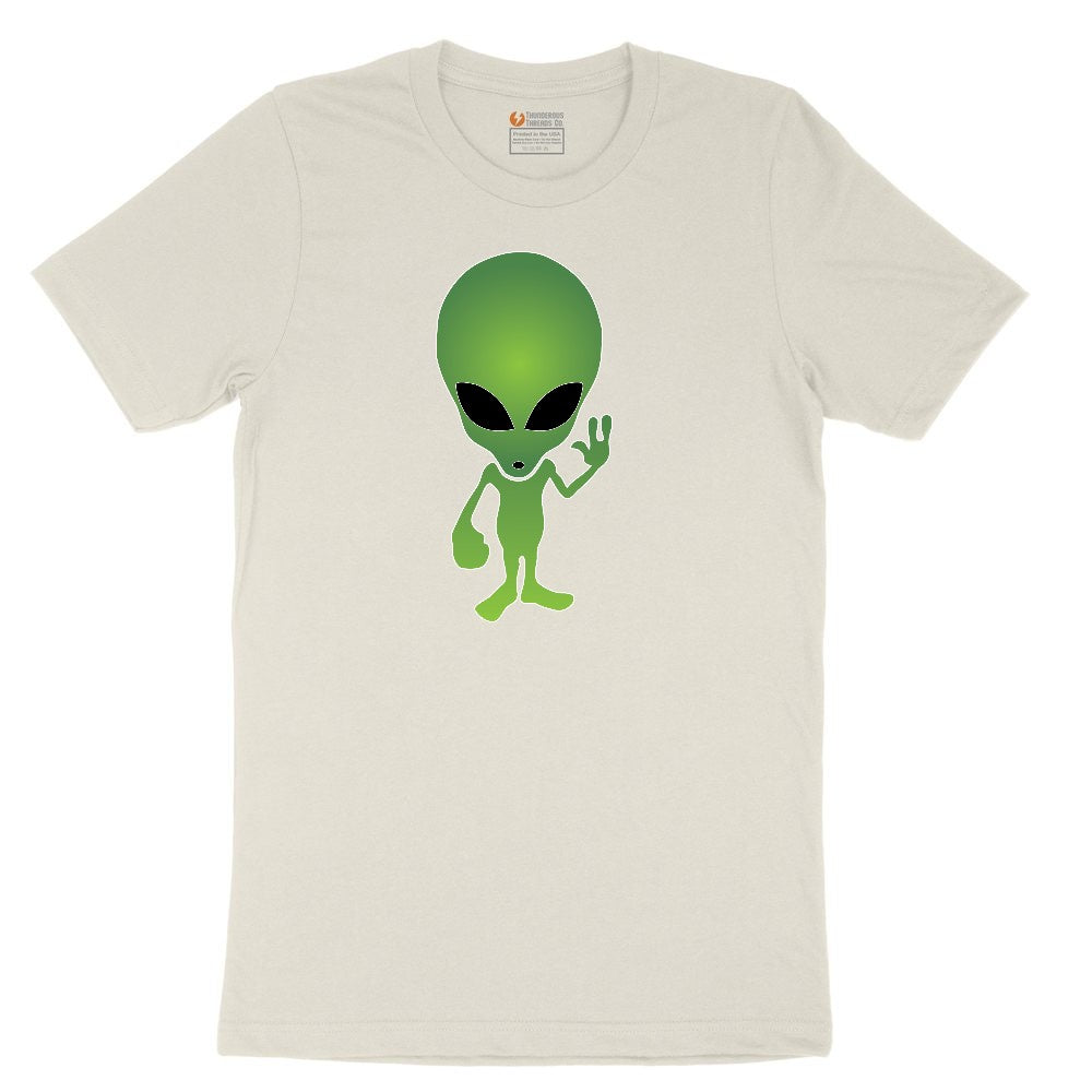 Alien Ladies Short Sleeve Tee - Natural Heather