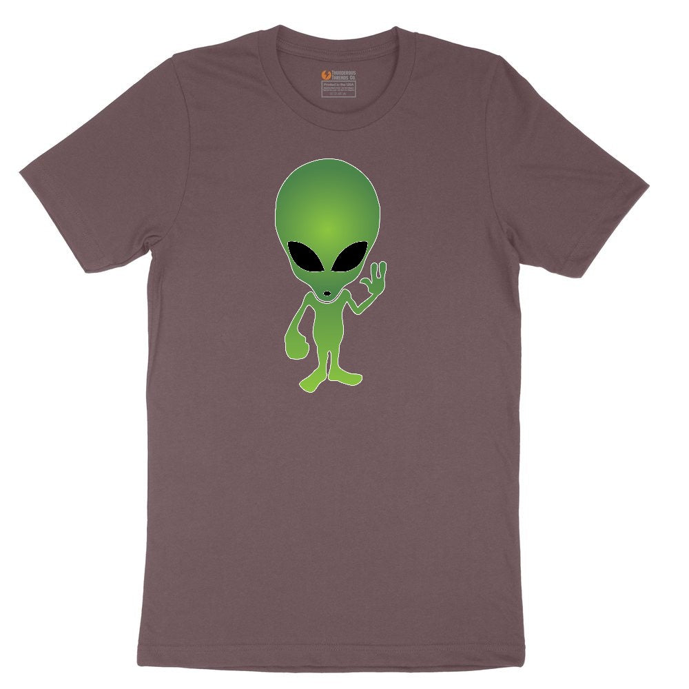 Alien Ladies Short Sleeve Tee - Sangria Blackout