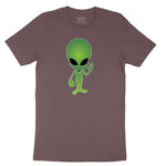 Alien Ladies Short Sleeve Tee - Sangria Blackout