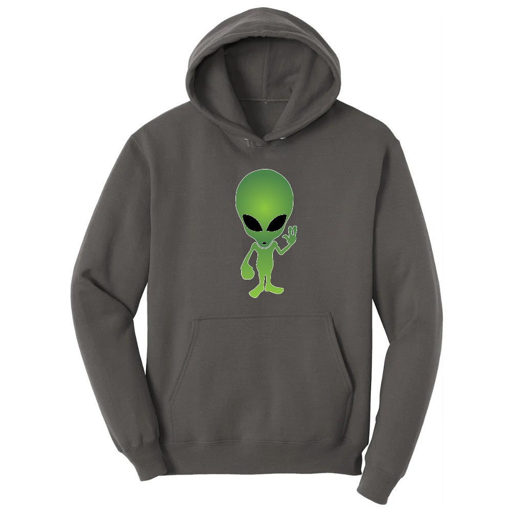Alien Hoodie - Charcoal