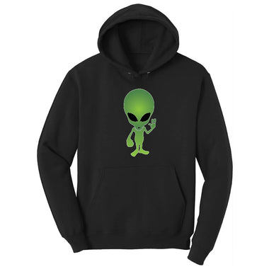 Alien Hoodie - Jet Black