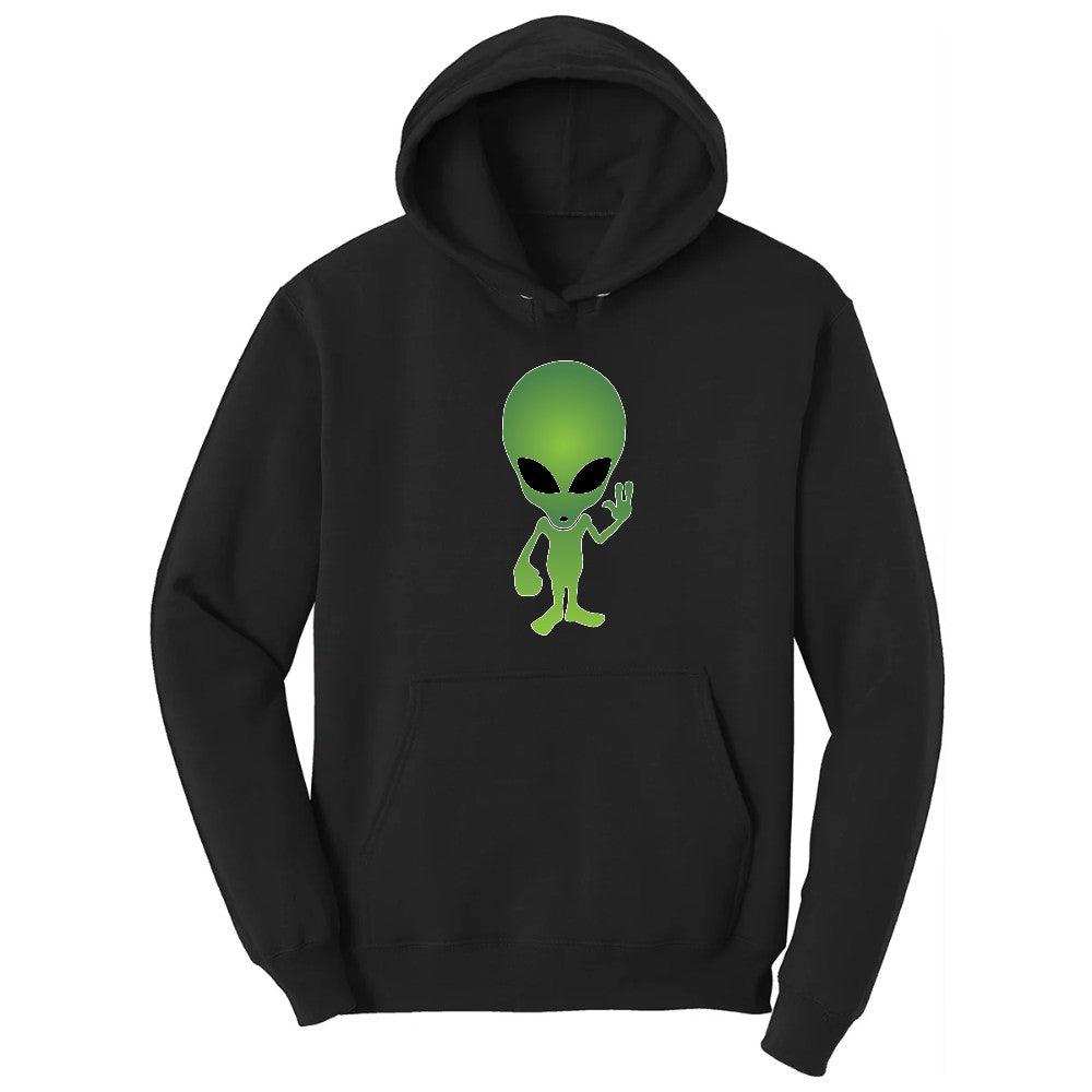 Alien Hoodie - Jet Black