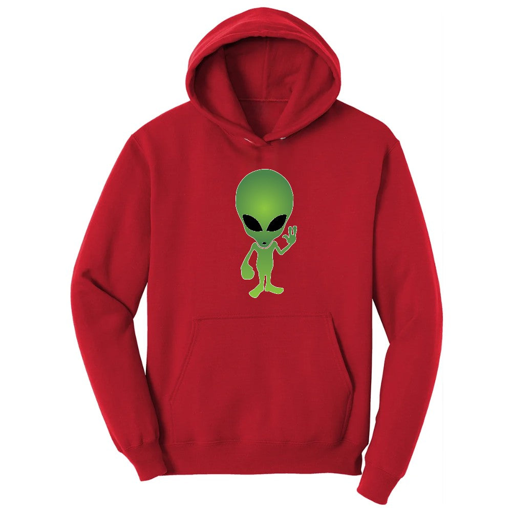 Alien Hoodie - Red