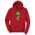 Alien Hoodie - Red