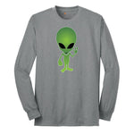 Alien Long Sleeve Tee - Athletic Grey