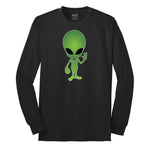 Alien Long Sleeve Tee - Jet Black