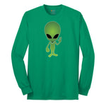 Alien Long Sleeve Tee - Kelly Green