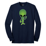 Alien Long Sleeve Tee - Navy