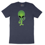 Alien Short Sleeve Tee - Heather Navy