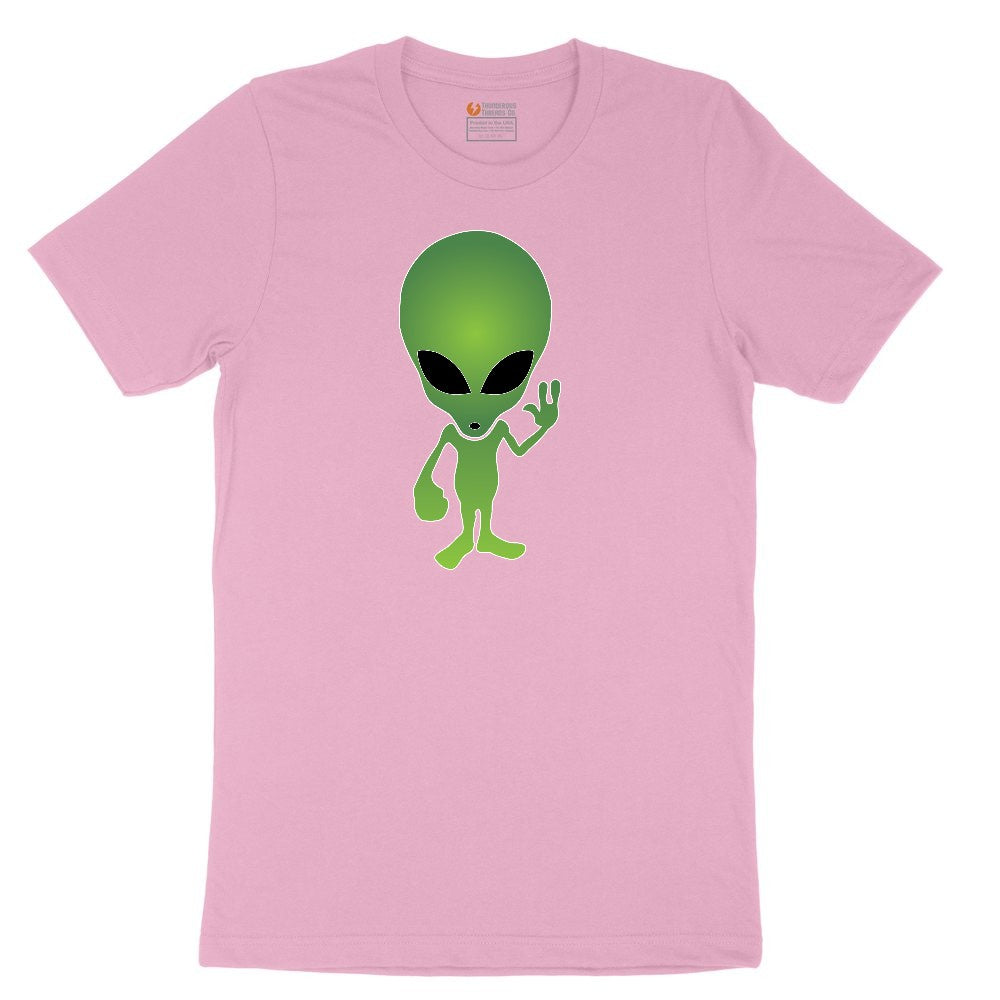 Alien Toddler Short Sleeve Tee - Candy Pink