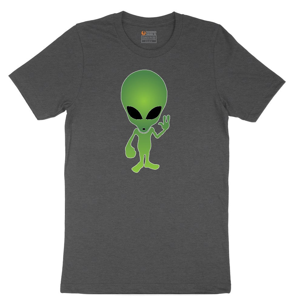 Alien Toddler Short Sleeve Tee - Dark Heather Grey