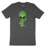 Alien Toddler Short Sleeve Tee - Dark Heather Grey
