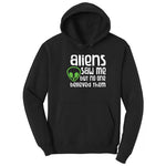 Aliens Saw Me But Nobody Believed Them Hoodie - Jet Black