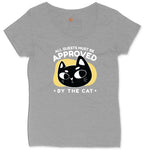 All Guests Must be Approved by the Cat Ladies Curvy Tee - Granite Heather
